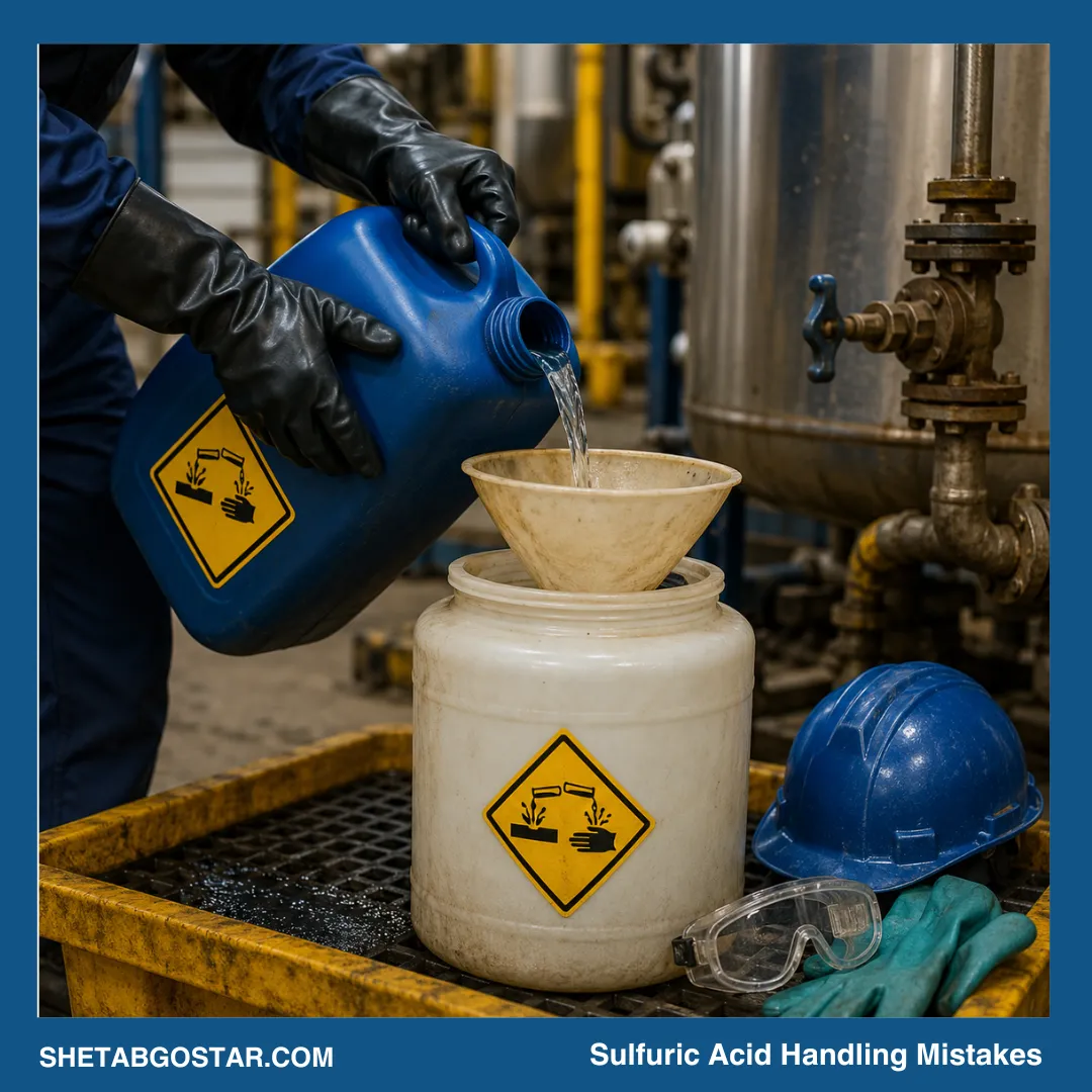 Common Sulfuric Acid Handling Mistakes That Increase Production Costs
