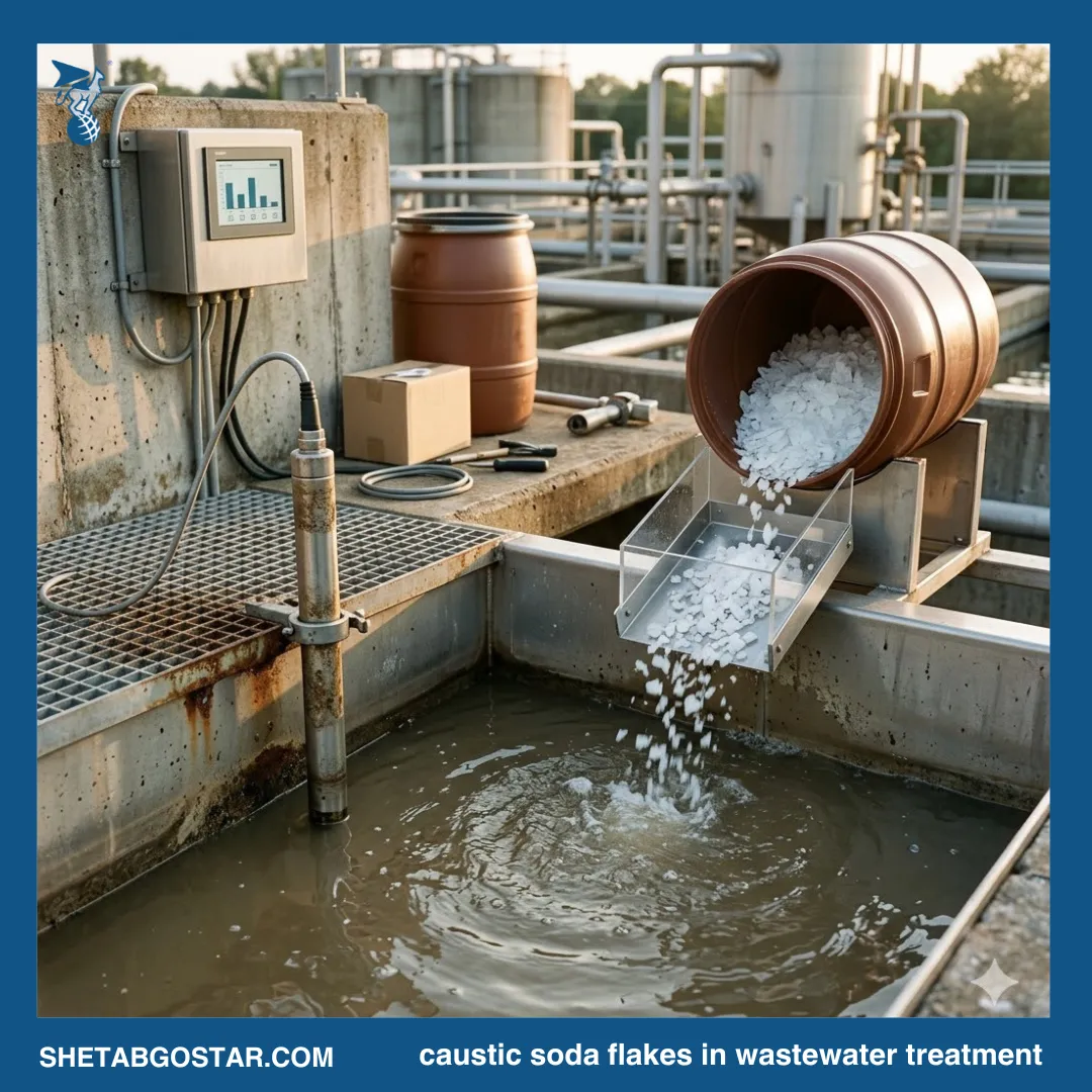 Caustic Soda Flakes in Wastewater Treatment: pH Regulation in Industrial Applications