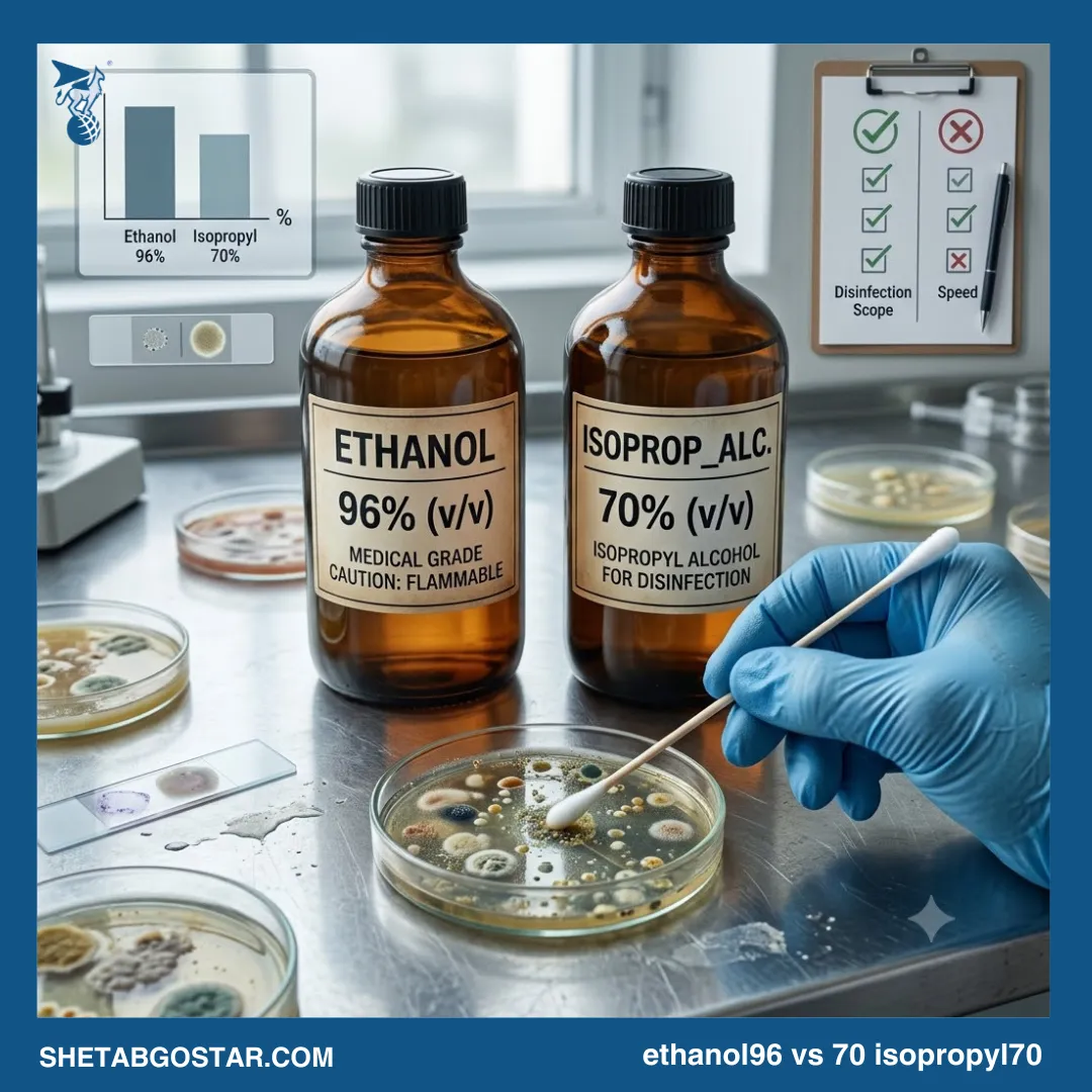 Ethanol96 vs 70 Isopropyl70: Which Alcohol Is Better for Disinfection?